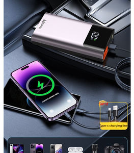 Chargeur de batterie de démarrage d'urgence pour voiture QS001, courant de pointe de 600 A, allume-cigare de secours 45 W, charge rapide puissante, dédié - Product Image 3