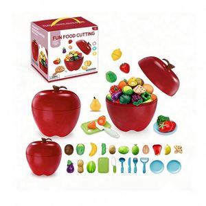 Ensemble de jouets de cuisine pour enfants, fruits et légumes à découper, pour les plus de 12 ans, jouets en plastique, activité d'apprentissage, fantaisie, science-fiction - Product Image 1