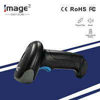 Escáner de Códigos de Barras Inalámbrico con Interfaz USB, Recargable, Escaneo 1D y 2D para Gestión de Inventario, Lector de Códigos QR Portátil