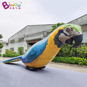 Modèle de perroquet gonflable publicitaire, oiseau animal, oiseaux de dessin animé gonflables, accessoires, perroquet gonflable géant pour les événements publicitaires - Product Image 4