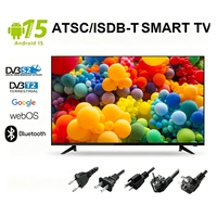 4K UHD Smart Android TV 55 65 75 86 100 Zoll QLED Dolby Audio Sprachfernbedienung Ultra-Schlank Rahmenlos für Zuhause