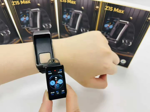 Fone de Ouvido Bluetooth Z15 MAX com Pulseira Inteligente Removível, Monitor de Frequência Cardíaca, Rastreador de Fitness, Pedômetro Esportivo Masculino, Smartwatch - Product Image 6