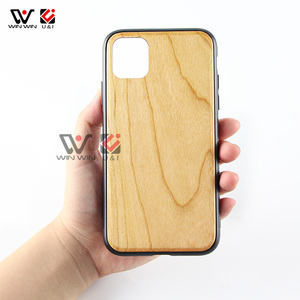 2019 Simple <span class=keywords><strong>de</strong></span> madera <span class=keywords><strong>de</strong></span> la cereza cubierta del caso del teléfono celular para el <span class=keywords><strong>iPhone</strong></span> nuevo modelo - Product Image 3