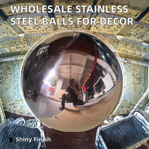 Ornamen Bola Baja Tahan Karat Kustom Grosir Pabrik Standar AISI untuk Penggunaan Dalam dan Luar Ruangan - Product Image 2