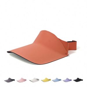 Sombrero de Sol Ajustable de Ala Ancha con Parte Superior Abierta, Múltiples Colores, Unisex, Poliéster/Algodón, para Deportes al Aire Libre y Uso en la Playa - Product Image 1