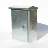 Caja de Acero Galvanizado, Fabricación Personalizada con Placa de Montaje con Cerradura, Gestión Térmica, Servicio Integral