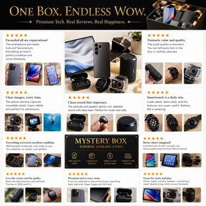 Caja Misteriosa de Anillo Inteligente: Teléfono Móvil con Gafas Inteligentes, Auriculares Bluetooth, Caja Sorpresa Electrónica para Dispositivos Portátiles - Product Image 4