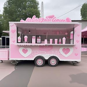 Remorque de cuisine mobile pour caravane, camion de restauration rapide, prix abordable, chariot de service pour granités, café et glaces - Product Image 6