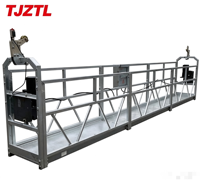 Plateforme suspendue en alliage d'aluminium ZLP800 pour le nettoyage des murs extérieurs