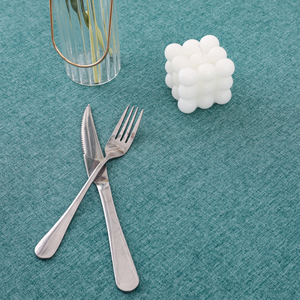 100% polyester chất lượng cao không thấm nước <span class=keywords><strong>Linen</strong></span> cái nhìn Khăn trải bàn cho phòng ăn bên đám cưới - Product Image 3