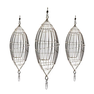 Cage à appâts en acier inoxydable pour la pêche en mer avec cage à poulet, lanceur d'olives et piège à carpes, caractéristiques de nidification - Product Image 1