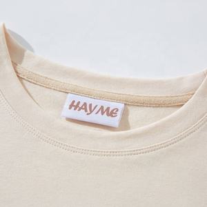 Venta al por mayor de encargo holgada 100% algodón camiseta recortada camiseta de los hombres Puff impresión camiseta - Product Image 3