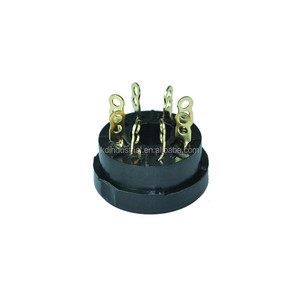 Prise tube bakélite plaqué or 8pin EL34 KT88 6SN7 <span class=keywords><strong>6SL7</strong></span> pour KIT amplificateur à tube - Product Image 3