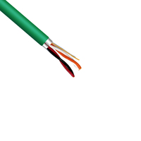 Câble certifié KNX Chuanpu, gaine en PVC verte, 2 paires torsadées, 4 fils, 0,8 mm, système de câblage en cuivre nu, BUS EIB
