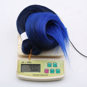 Extension per capelli all'uncinetto africani effetto Ombre, facili da intrecciare e pre-stirate, in fibra sintetica intrecciata - Product Image 2