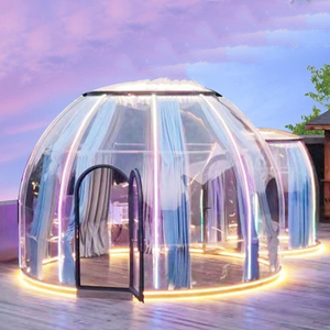 Tente à bulles avec éclairage extérieur, dix bulles transparentes pour le Camp avec maison à bulles <span class=keywords><strong>gonflable</strong></span> préfabriquée licorne - Product Image 5