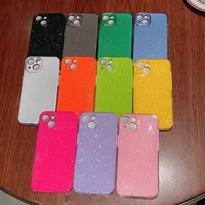 Honatop Sparkling TPU Shining Glitter Jelly soft rubber gel cover case for Xiaomi 9A 9C 10C A1+ 9 12C 12T PRO 13LITE 13PRO 11T