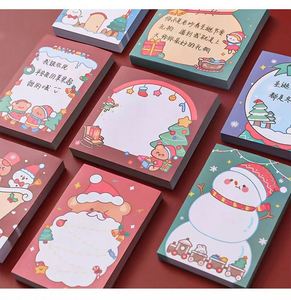 Cartoon Christmas <b>Memo</b> <b>Pads</b> Self-Adhesive Various Colors Festive Design Learning Office Supplies for Record <b>Memos</b> Plans Gift - Product Image 1