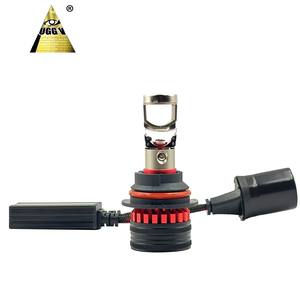 Kit LED de Lente Proyectora 50W 6000K IP69 para Automóvil H1 H4 H7 H11 Voltaje Universal DC9V 60V Luz de Alto Rendimiento - Product Image 1