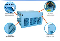 Boîte de rangement pour ordinateur portable, livraison gratuite, 16 emplacements/Chromebook, verrouillage électronique, salle de classe, 16 icoussinets, chargement murale