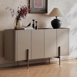 Buffet moderne minimal en <span class=keywords><strong>bois</strong></span> massif pour le salon meubles de maison petite armoire à porte <span class=keywords><strong>d</strong></span>'entrée - Product Image 2