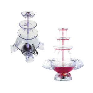 Uso domestico elettrico illuminato Party Drink <span class=keywords><strong>fontana</strong></span> con 5 bicchieri di plastica - Product Image 4