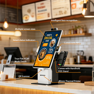 Máquina de Pedidos Autoservicio Personalizada de 27 Pulgadas, Impresora POS NFC, Escaneo de Códigos QR, Modularización, Tipo Vertical, Kiosco de Autoservicio - Product Image 6