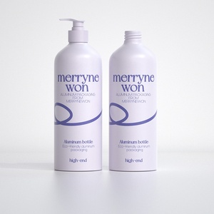 120ml 180ml Matte Cosmetic Emulsion <b>Bottle</b> Shampoo <b>Pump</b> <b>Bottles</b> with Plastic Lid Aluminum Lotion <b>Pump</b> <b>Bottle</b> - Product Image 5