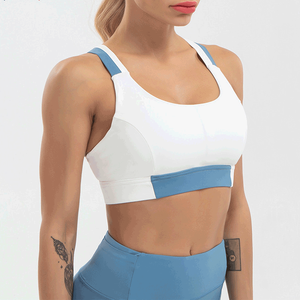 ODM soutien-gorge de sport de yoga à dos croisé soutien-gorge de sport à dos ouvert rembourré à fort impact pour les femmes - Product Image 3