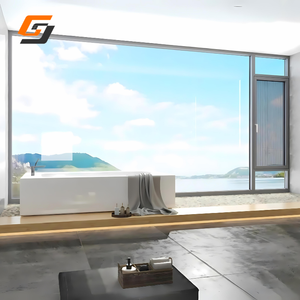 GS Modern Aluminum Casement <b>Window</b> Double Glazed Tempered Glass for Residential House - Product Image 5