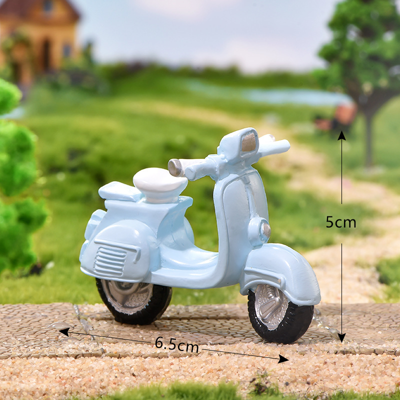 Motorcycle blue