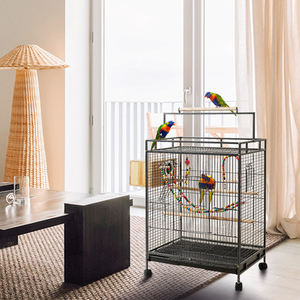 Duurzame Zware Ijzeren Papegaaienkooi Solide Dierenpatroon Klassieke Stijl Huis Vogelhuisje Voor Fokkerij Verpakt - Product Image 3