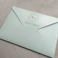 Invitations de mariage personnalisées haut de gamme, gaufrées et débossées, avec enveloppes, carte d'invitation de mariage, enveloppe de mariage