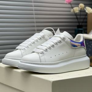 รองเท้าผ้าใบหนังแท้แบรนด์หรูระดับท็อป สไตล์ลำลอง พื้นหนา ดีไซน์คลาสสิกทันสมัย สำหรับทั้งชายและหญิง สไตล์บาสเก็ตบอล - Product Image 3