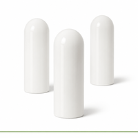 Abat-jour cylindrique en verre soufflé givré blanc, de remplacement, pour lampe suspendue résidentielle, îlot de cuisine, hôtel