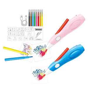 Nouveau stylo à <span class=keywords><strong>aquarelle</strong></span> lavable <span class=keywords><strong>pour</strong></span> enfants, stylo 3D, stylo pulvérisateur DIY, outil de <span class=keywords><strong>dessin</strong></span> électrique <span class=keywords><strong>pour</strong></span> peinture créative - Product Image 2