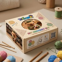 TOFOAM NOUVEAU Kit de Crochet DIY Capybara pour Adultes, Cadeau de Remise de Diplôme, Kit de Tricot Amigurumi pour Débutants avec Tutoriels Vidéo