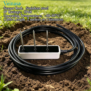 Veinasa-MT20A Teros12 SDI-12 Advanced Soil Moisture Temperature EC Sensor <b>for</b> Agriculture Irrigation and Veinasa-MT20A Veinasa-M - Product Image 1