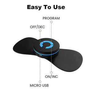 Mini unidad TENS de carga portátil, estimulador muscular EMS, pegatinas de masaje mágico, masajeadores eléctricos, masajeador de cuello MDSAP - Product Image 6