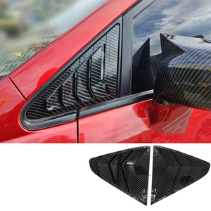 Persiana de obturador triangular para ventana trasera de coche de fibra de carbono para Nissan Tiida 2005 2006 2007 2008 2009 2010, Kits de accesorios para automóviles <span class=keywords><strong>2004</strong></span> - Product Image 4