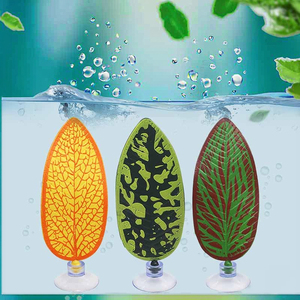 YINUO Alta Qualidade Proteção Ambiental <span class=keywords><strong>Betta</strong></span> Descansando Folha Otário PVC Artificial Aquatic Plant <span class=keywords><strong>Aquarium</strong></span> Decor para <span class=keywords><strong>Fish</strong></span> Tank - Product Image 4