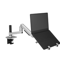 Support d'écran unique réglable en hauteur, support d'ordinateur portable, bras de moniteur LCD à ressort à gaz