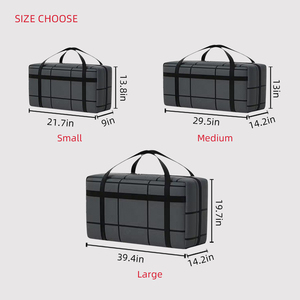Bolsa de almacenamiento gruesa, portátil, resistente al desgaste, de gran capacidad, para ropa y edredones, impermeable, grande. - Product Image 1
