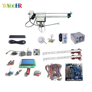 Mới nhất <span class=keywords><strong>Arcade</strong></span> điên Búp bê đồ chơi cần cẩu lớn Claw trò chơi cần cẩu máy Kit Claw Máy búp bê Máy bán hàng tự động 710 Claw đầy đủ bộ dụng cụ - Product Image 1