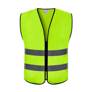 Gilet de sécurité routière de classe 2 en maille bleue personnalisable avec logo Support de logo personnalisable - Product Image 5