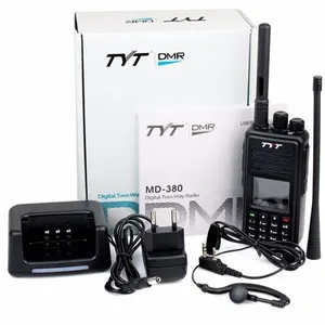 TYT MD-UV380 GPSトランシーバー5KMDMRデジタル双方向ラジオVHF/UHFデュアルモードハムラジオ