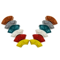 No.85080 coin rond 2x2 brique ABS plastique créatif jouet briques en gros blocs de construction compatibles