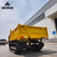 OKEMAN Mini 3-Tonnen-Diesel-Raupendumper mit Motor, Getriebe und Pumpe – Hocheffizient für die Logistik in der Landwirtschaft