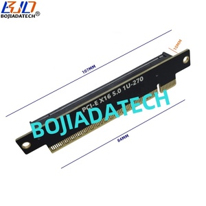 270 độ đảo ngược <span class=keywords><strong>PCI</strong></span> Express X16 Gen5 <span class=keywords><strong>PCI</strong></span>-E 5.0 16X <span class=keywords><strong>adapter</strong></span> chuyển đổi thẻ 64gbps cho 1U máy chủ trường hợp máy tính - Product Image 3