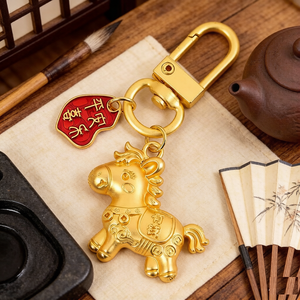 พวงกุญแจรูปม้าปีนักษัตรจีน ปี 2026 ขายส่ง ใช้เป็นจี้กระเป๋า สายคล้องโทรศัพท์ ของขวัญปีใหม่ ของตกแต่ง และของที่ระลึกสำหรับงานอีเว้นท์ - Product Image 2